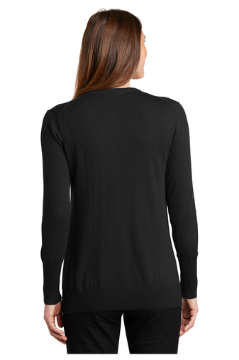 Women's V-Neck Sweater - Black or Charcoal