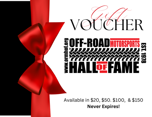 Off-Road Motorsports Hall of Fame Gift Card