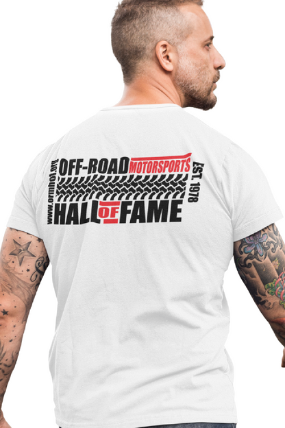 Off-Road Motorsports Hall of Fame Logo - Front & Back - White