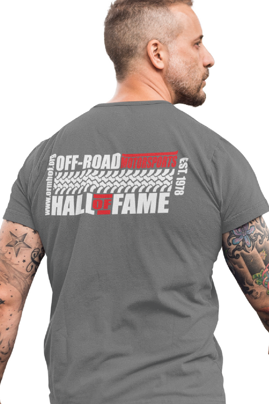 Off-Road Motorsports Hall of Fame Logo - Front & Back - Charcoal Grey